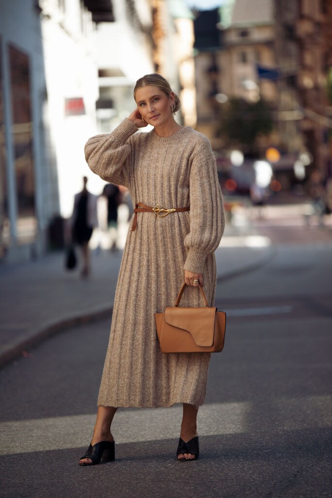 Ein elegantes Herbst-Outfit, das sich auch perfekt fürs Büro eignet