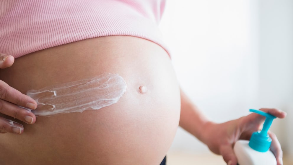 Babybauch pflegen