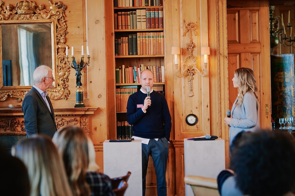 Dr. Rainer Stange mit Dr. Christian Drerup im Panel-Talk mit Laura Papendick