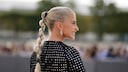 Auch Fashion-Influencerin Caro Daur setzt häufiger auf einen Sleek-Zopf