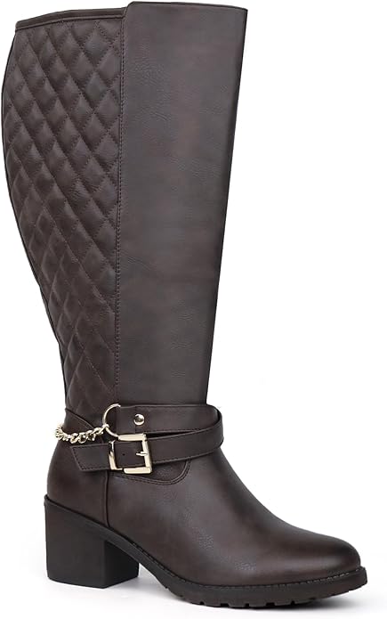 Chicblooms Damen-Reitstiefel