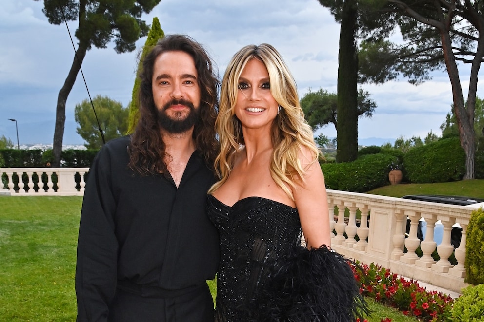 Heidi Klum im Transparent-Look auf der Amfar-Gala