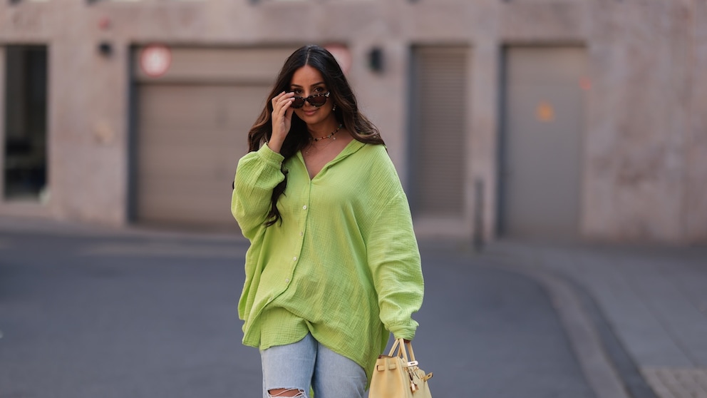 Musselin Bluse