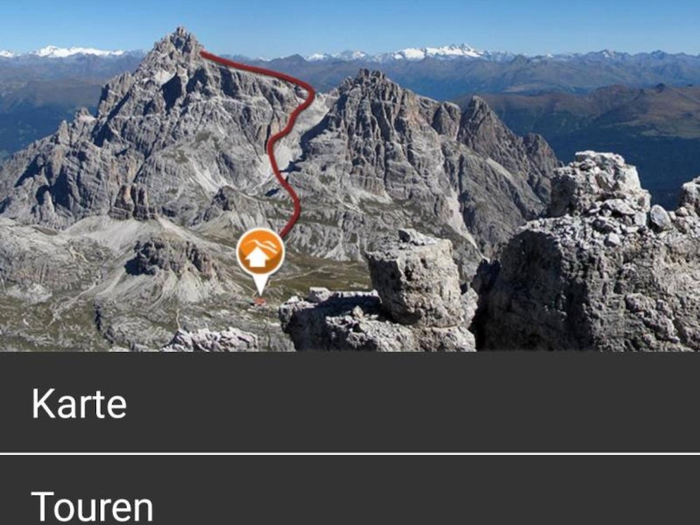 Die App Alpenvereinaktiv.com ist ein Spezialist f&uuml;r Gebirgstouren. F&uuml;r den Touren&uuml;berblick gibt es Fotos. Screenshot: alpenvereinaktiv.com
