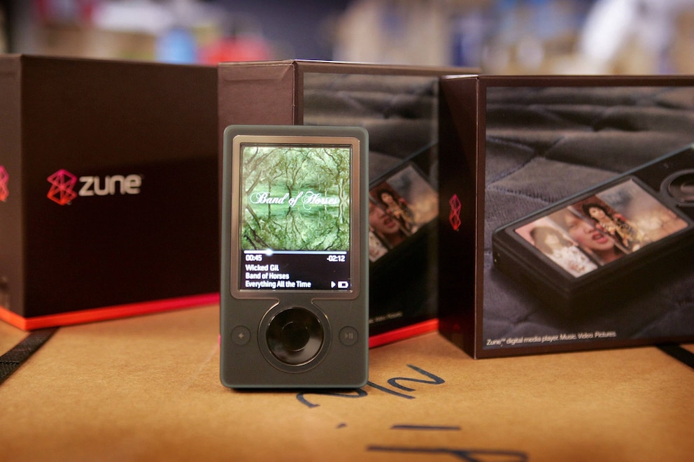 Im Jahr 2006 kam Microsoft Zune. Foto: Getty Images