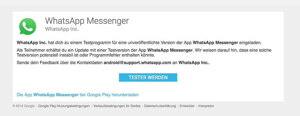 WhatsApp Beta