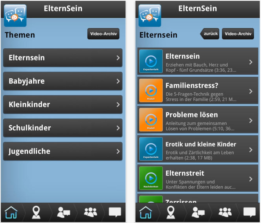 „Elternsein-App“