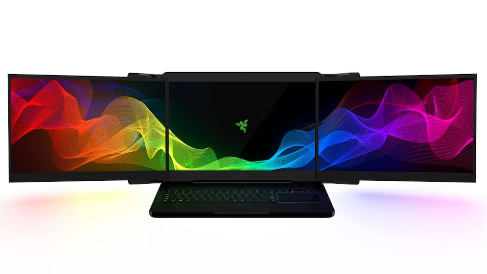 Razer Project Valerie: Laptop mit drei Bildschirmen