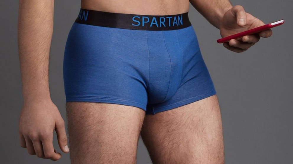 Die Spartan-Unterhose soll die Geschlechtsteile des Mannes vor 99,9 Prozent der üblichen Mobilfunk- und WLAN-Strahlen schützen