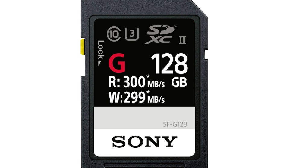 Sony SF-G SD-Karte