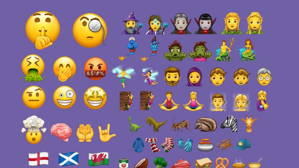Insgesamt 69 neue Emojis gibt es ab Juni 2017.
