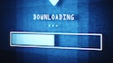 Bild mit Download-Balken