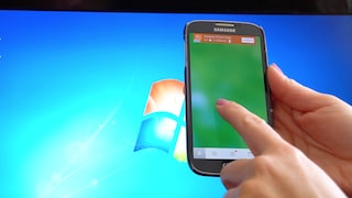 Per Smartphone-App kann man den Windows-PC bequem fernsteuern.