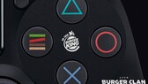 Playstation-4-Controller mit Burger-King-Logo