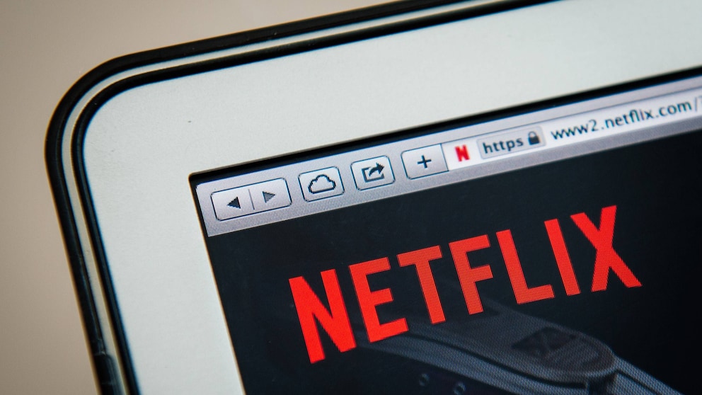 Netflix auf einem Desktop geöffnet