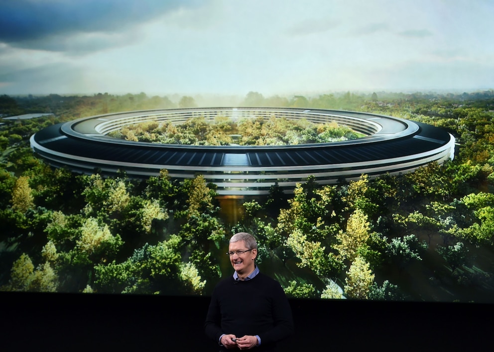  So soll das Apple-HQ einmal aussehen. <br>Foto: Getty Images