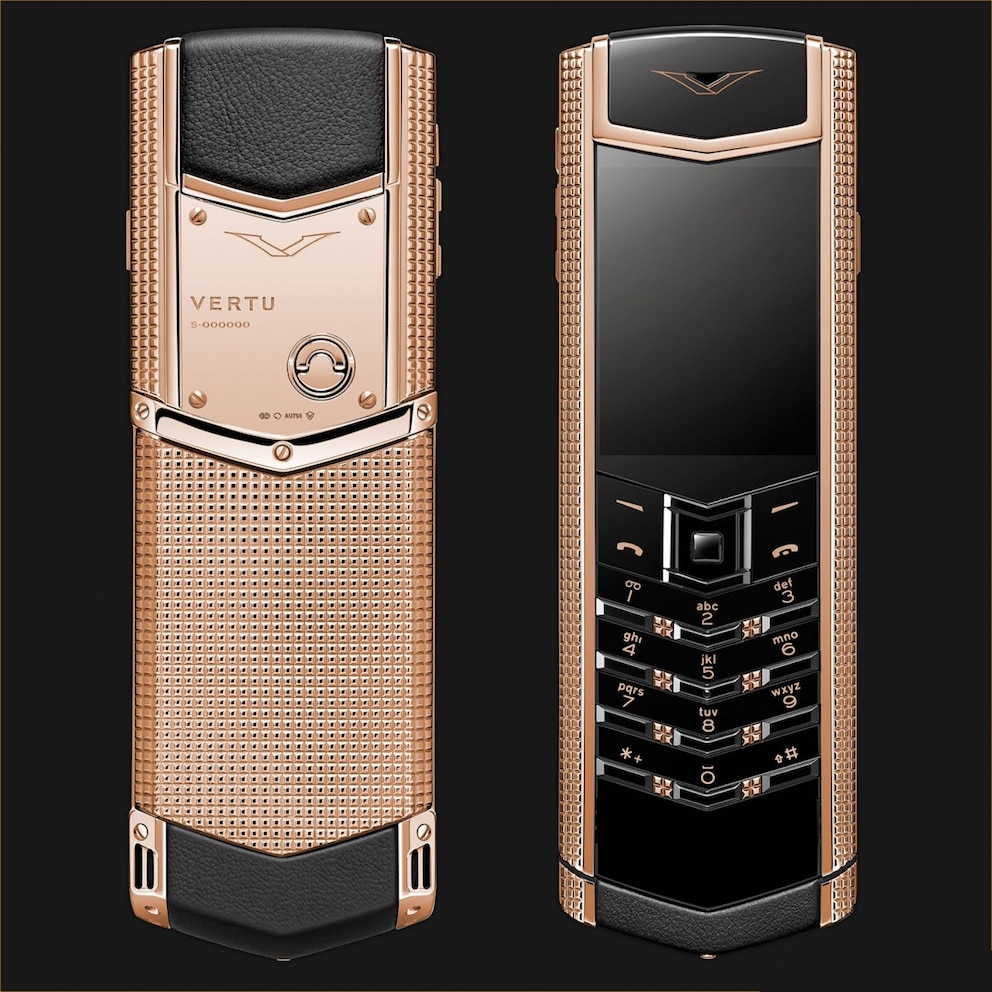 Vertu Clous De Paris Red Gold