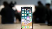 iPhone X Blick aufs Display