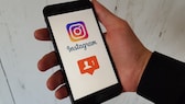 Handy mit Instagram Logo