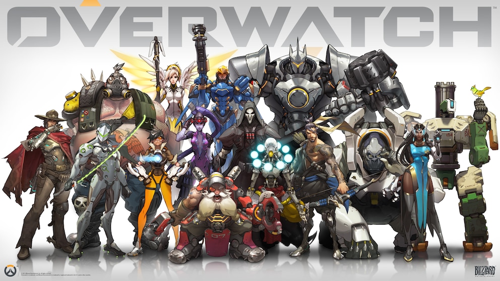 Verschiedene Overwatch-Helden