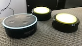 Amazon Echo Dot und zwei Echo Buttons