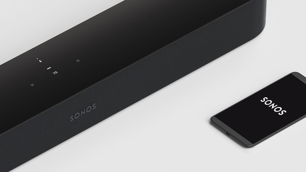 Soundbar und Smartphone