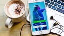 Spotify-App auf einem Smartphone