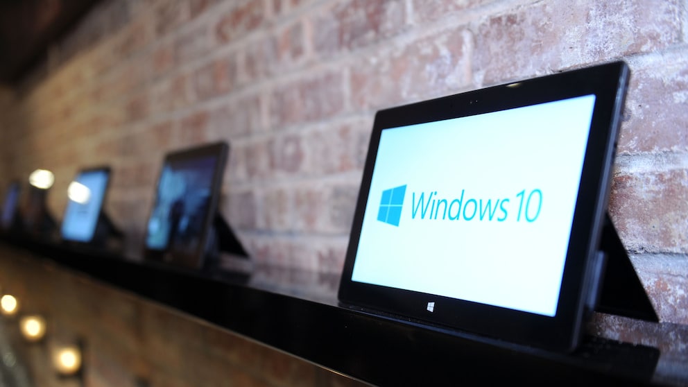 Windows 10 auf einem Tablet