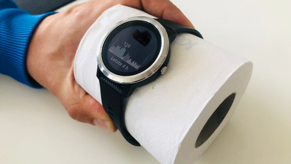 Fittracker um Klopapierrolle