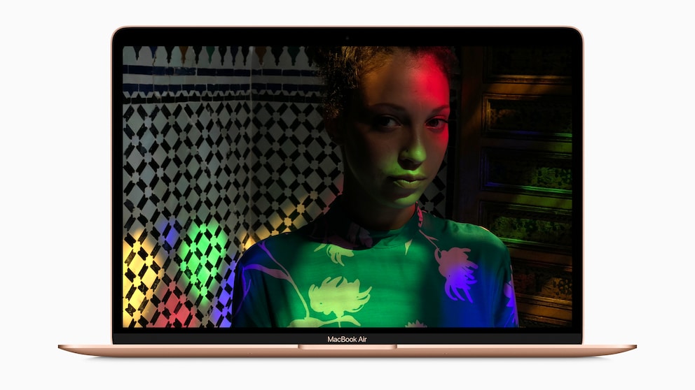 Mit integriertem Fingerabdrucksensor (Touch ID) können Nutzer das neue Macbook Air schneller entsperren