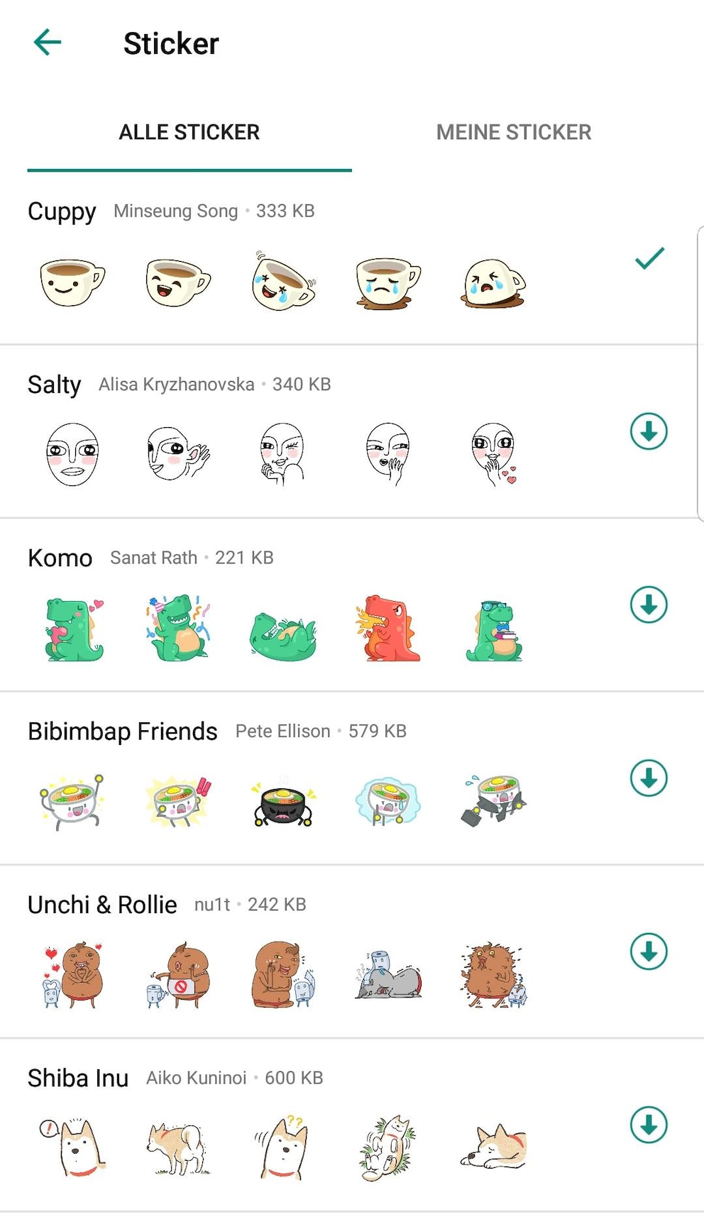 Whatsapp Sticker Set 2