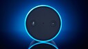 Ein Amazon Echo von oben mit Leuchtring
