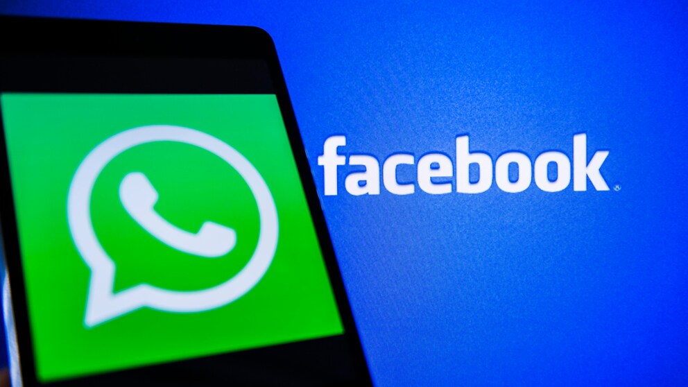 WhatsApp-Logo und Facebook-Logo