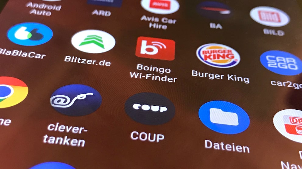 Apps auf einem Android-Smartphone