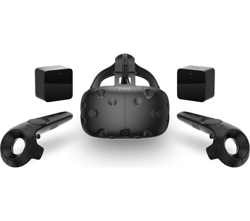 HTC Vive mit Zubehör