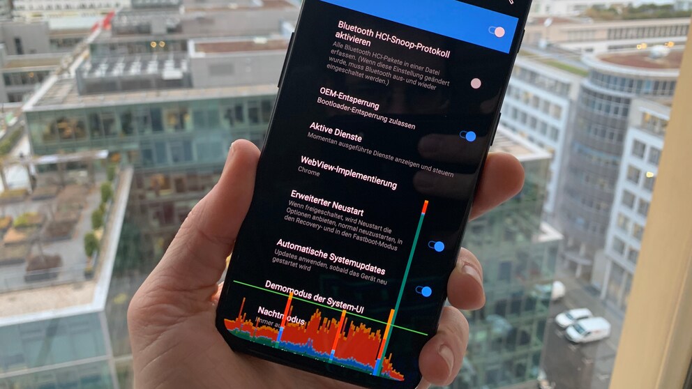 Android-Entwickleroptionen Oneplus 6T