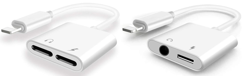 iPhone-Adapter mit Klinke und Lightning