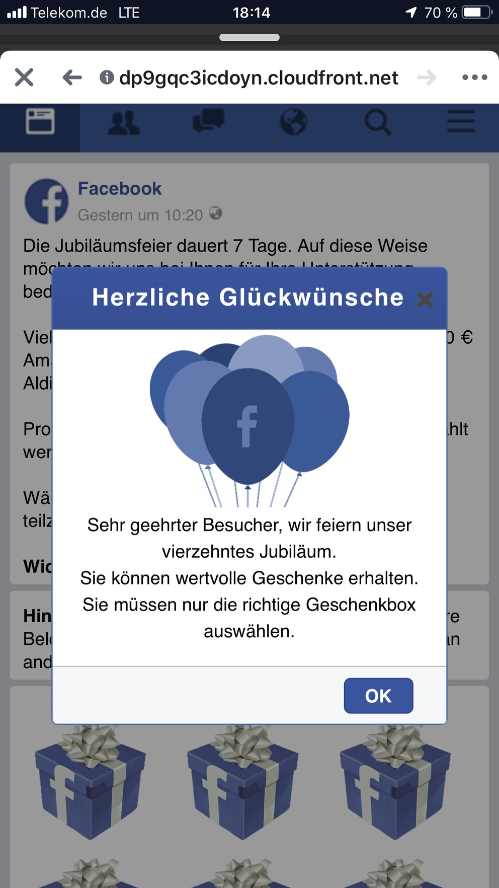 AdCloaking auf Facebook