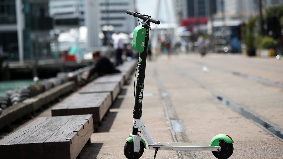 Lime E-Scooter in Auckland
