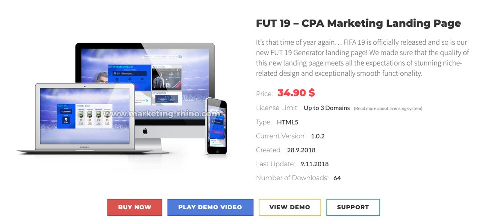 Landingpage FIFA