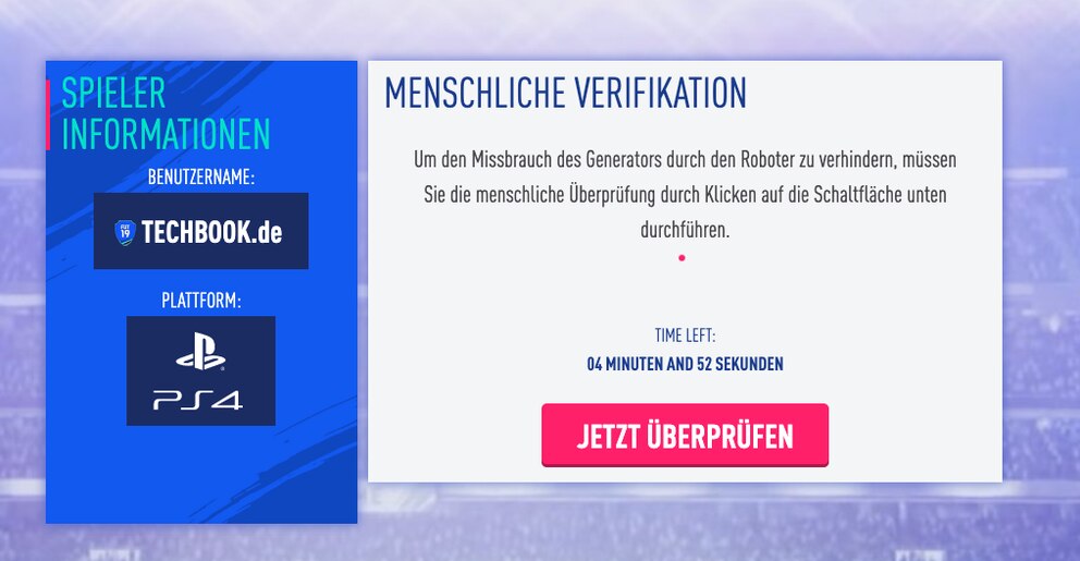 Screenshot Fifa Abzocke