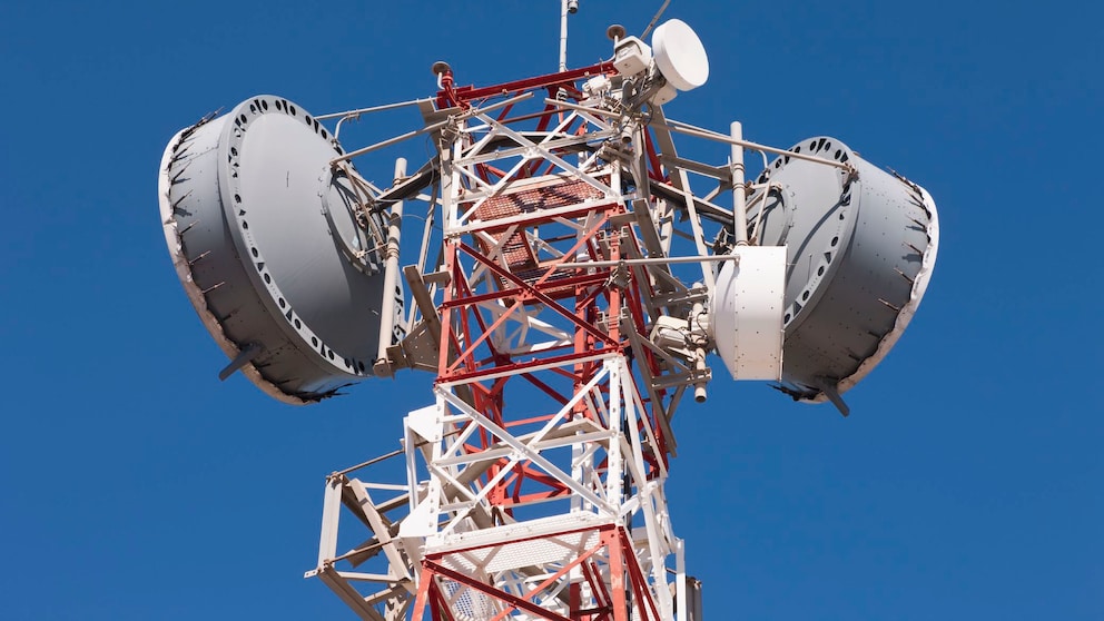 Mobilfunkmast für Netz-Empfang