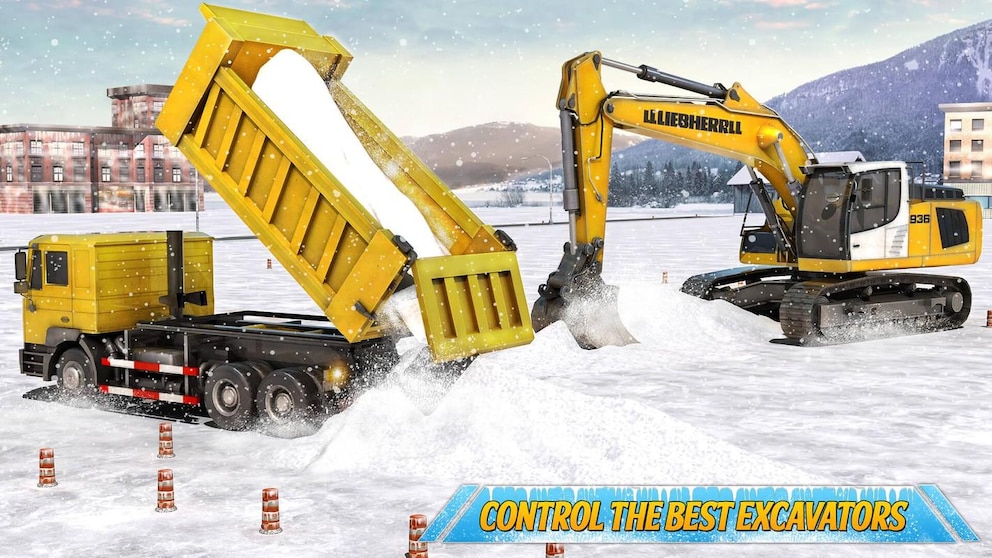 Screenshot Snow Heavy Excavator Simulator