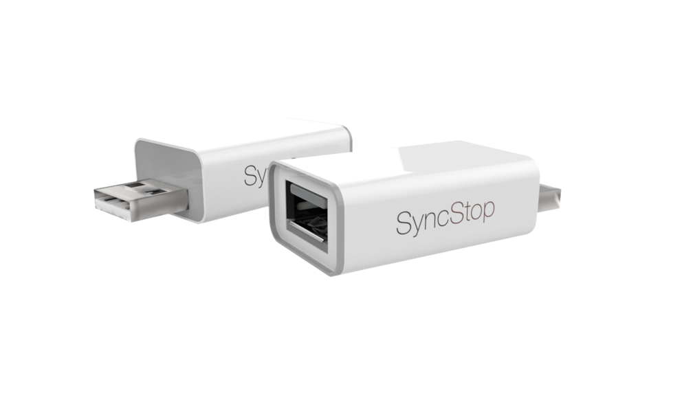 Der SyncStop-USB-Aufsatz