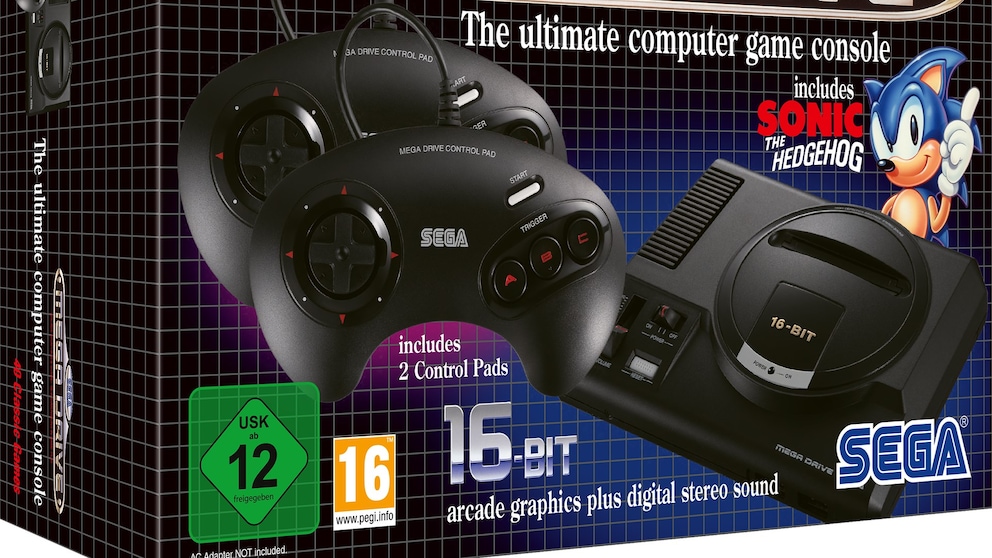 Der original Sega Mega Drive erschien 1988 in Japan. Seit 2006 sind wieder Spiele auf Modulen für die Konsole erschienen.