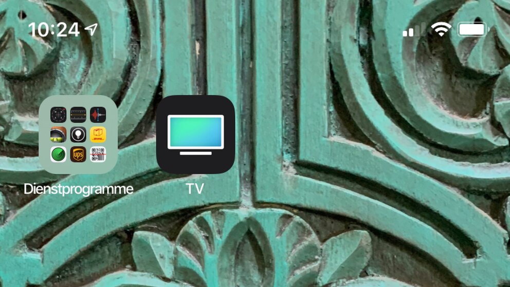 Das alte Apple TV App Logo