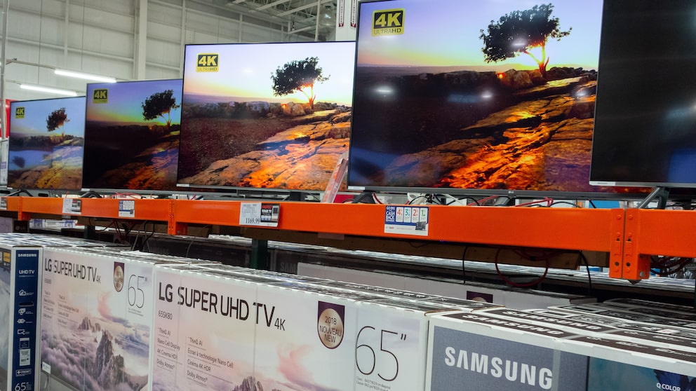 TV Samsung im Laden