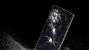 Smartphone stürzt und das Display zersplittert
