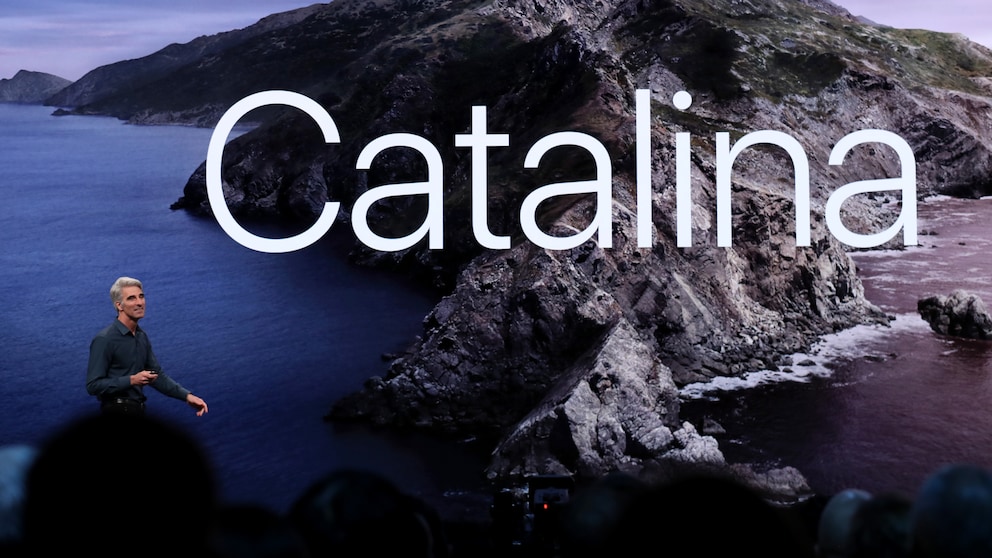 Apples Craig Federighi präsentiert macOS Catalina auf der WWDC 2019