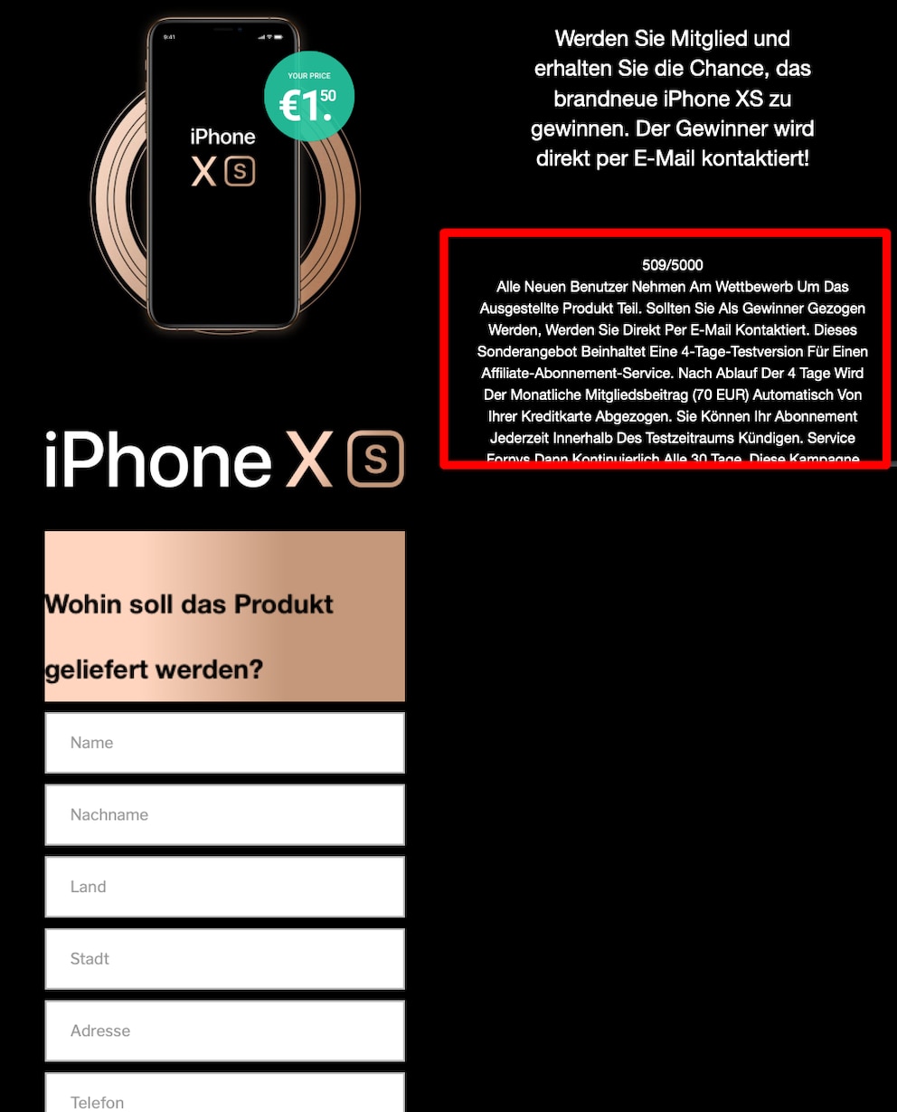 Google Calender iPhone Gewinnspiel